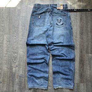 Vintage Y2k 90s Joker brand baggy wide leg jeans size 34x32 1/1 GRAIL RARE Men's